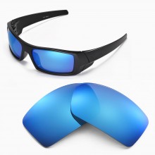 Walleva Polarized  Ice Blue Replacement Lenses for Oakley Gascan Asian Fit Sunglasses